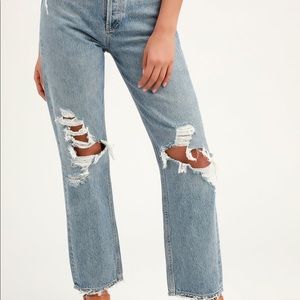 Agolde 90'S MID RISE LOOSE FIT IN FALL OUT